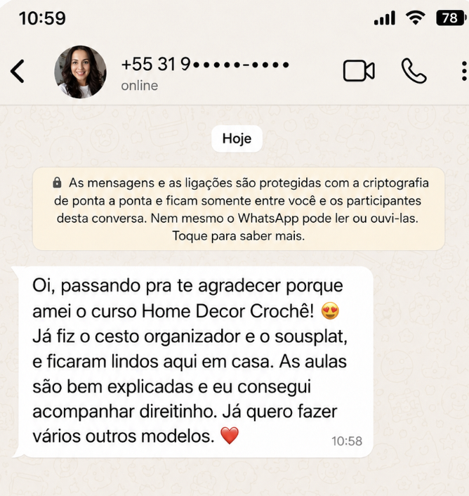 Comentário de aluna